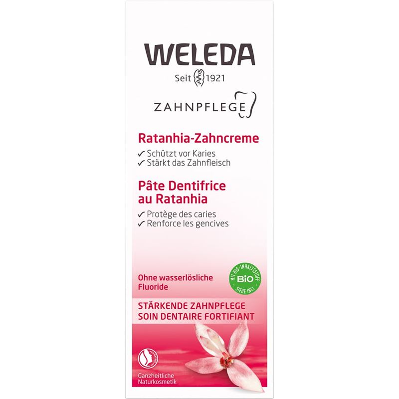 WELEDA Ratanhia-Zahncreme Tb 75 ml