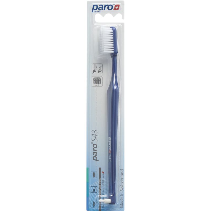 PARO Zahnbürste S43 soft 4-reihig mit Interspace