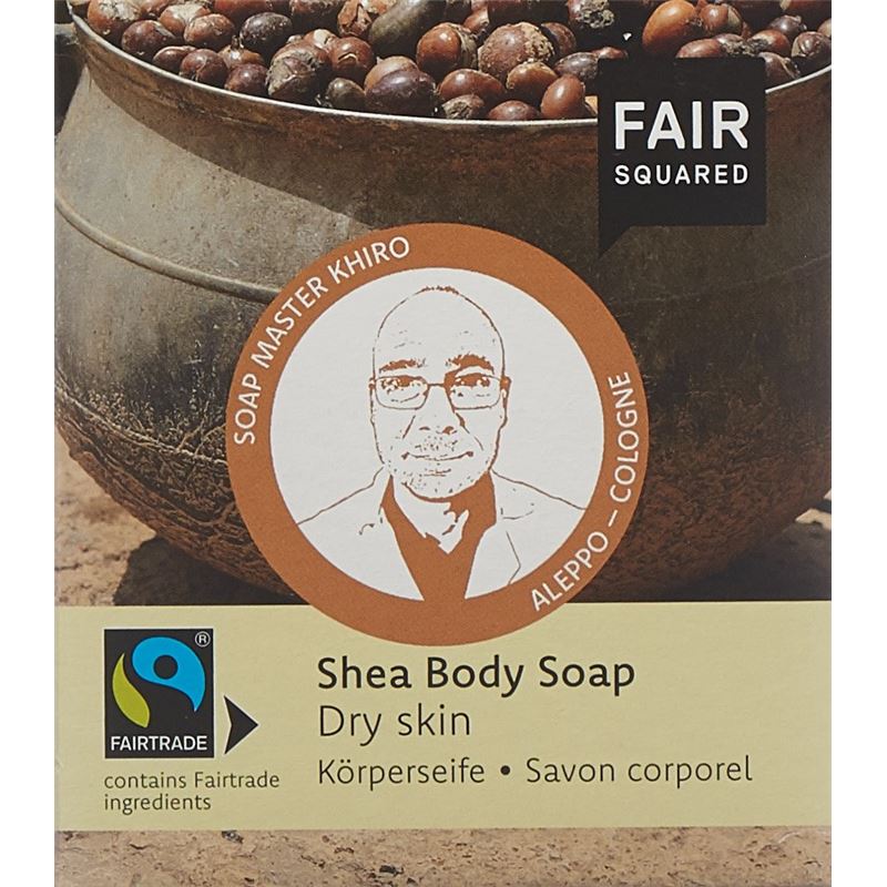 FAIR SQUARED Body Soap Shea Dry Skin 2 x 80 g