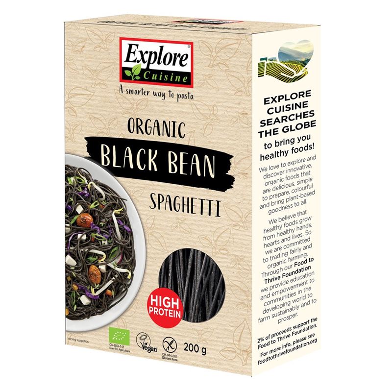 EXPLORE CUISINE Spaghetti schwarze Bohne Bio 200 g