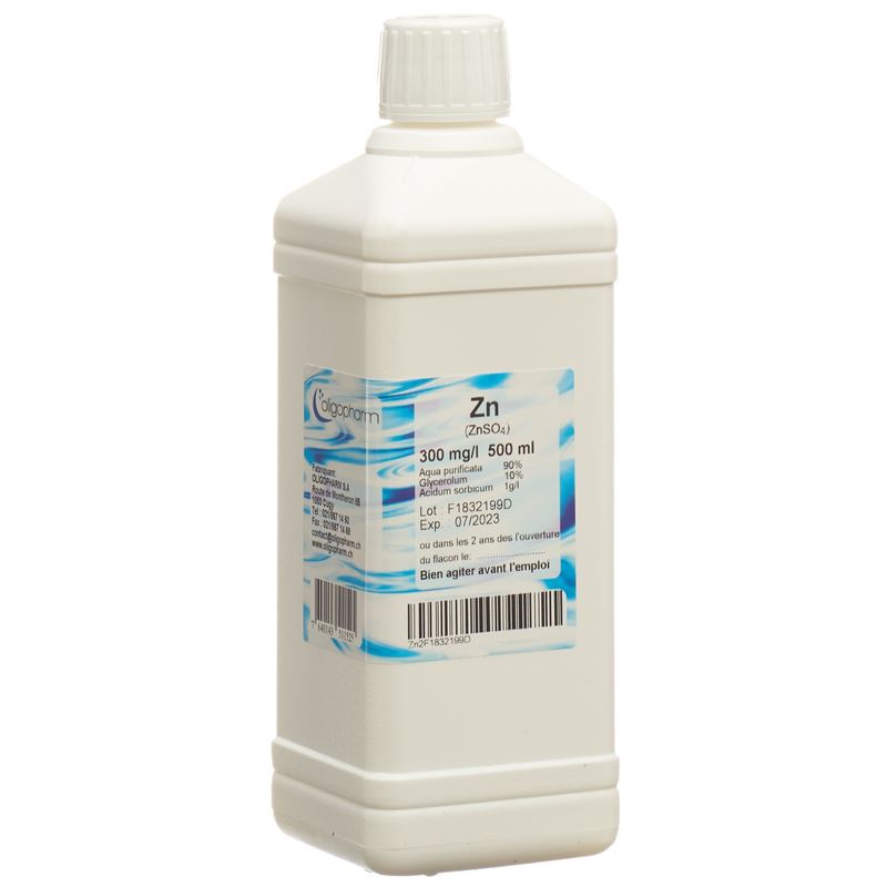 OLIGOPHARM Zink Lös 300 mg/l 500 ml