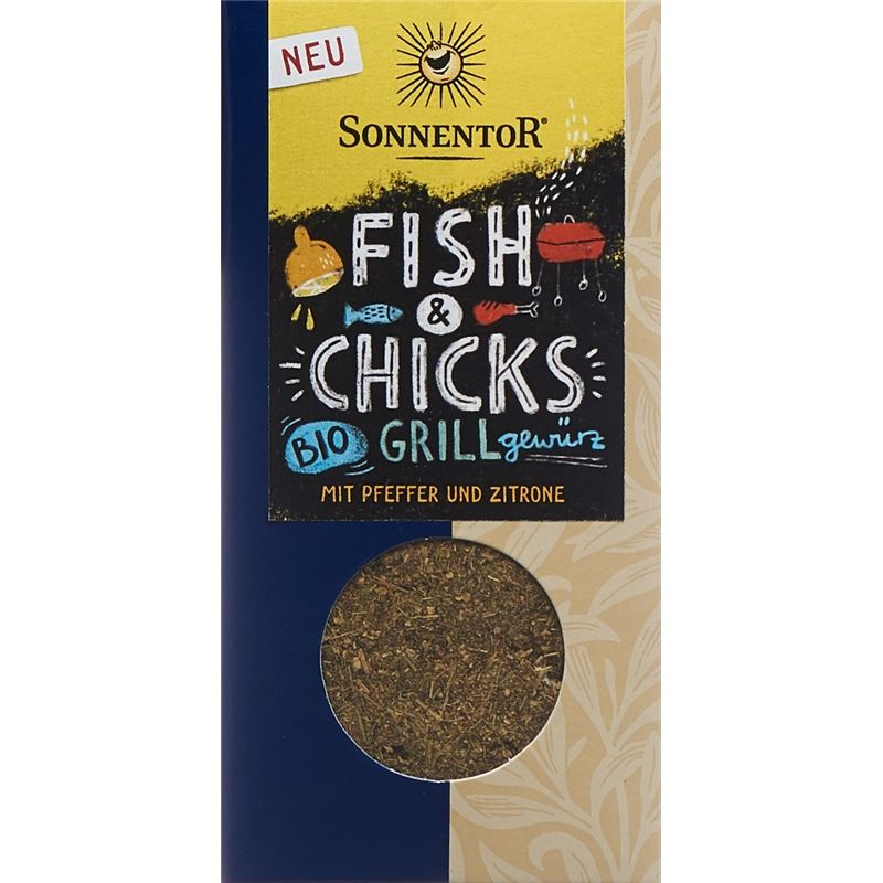 SONNENTOR Fish & Chicks Grillgewürz Btl 55 g