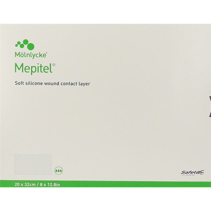 MEPITEL Wundauflage 20x32cm Silik 5 Stk