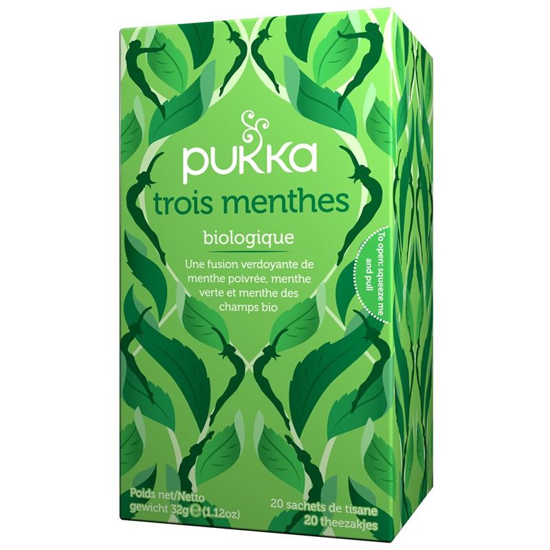 PUKKA Trois Menthes Thé bio Btl 20 Stk