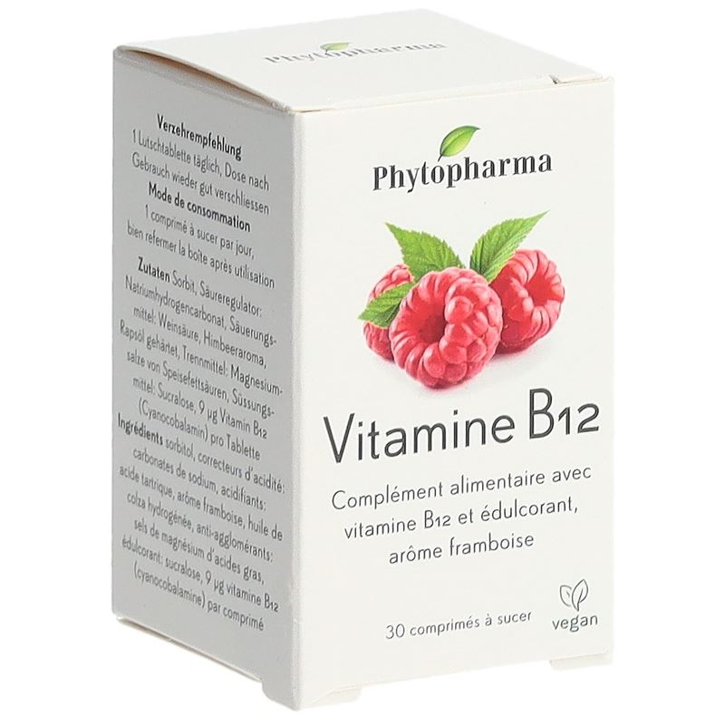 PHYTOPHARMA Vitamin B12 Lutschtabl Ds 30 Stk