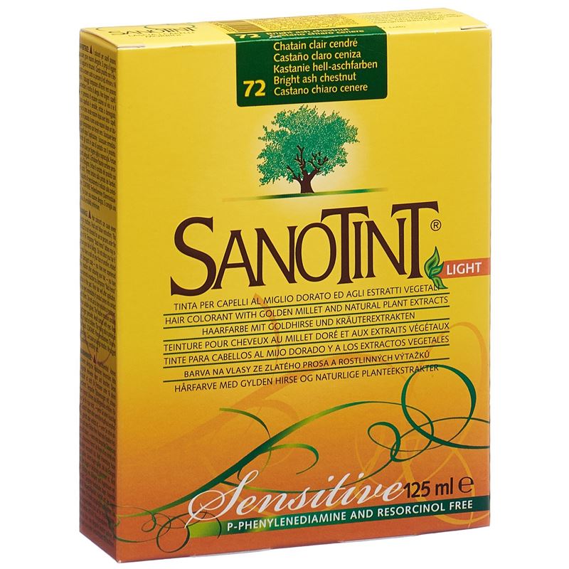 SANOTINT Sensitive Haarfarbe 72 kasta hell-aschfa