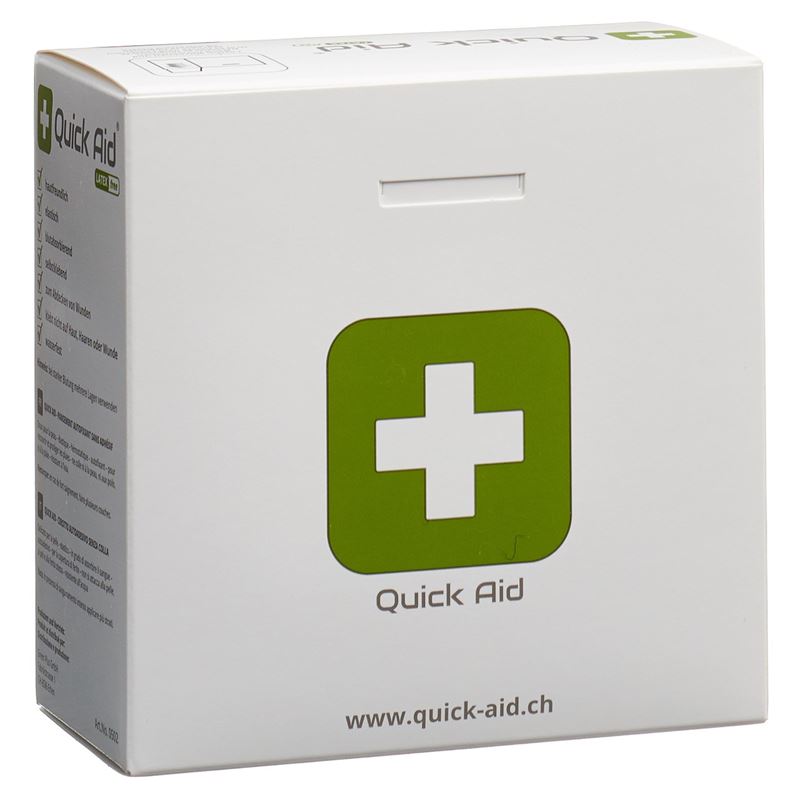 QUICK AID Pflaster 6x460cm Latexfrei hautfarbig