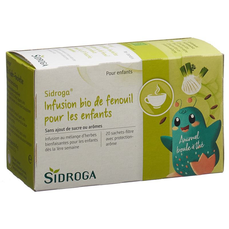 SIDROGA Bio Kinder Fencheltee 20 Stk