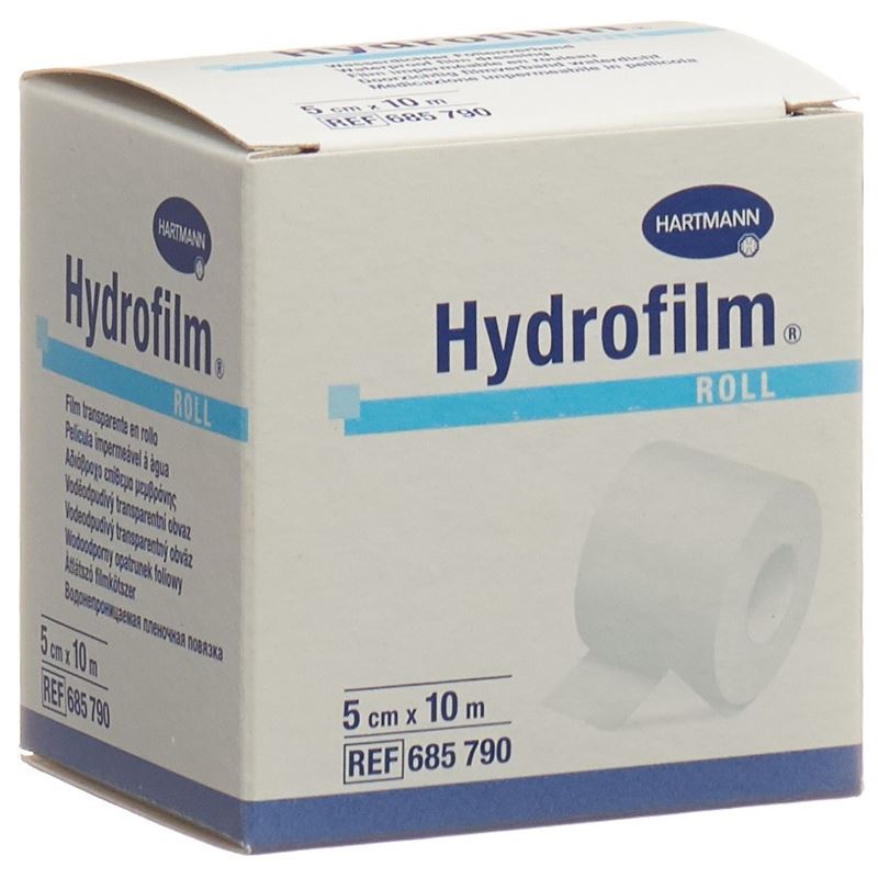 HYDROFILM ROLL Wundverband Film 5cmx10m transp