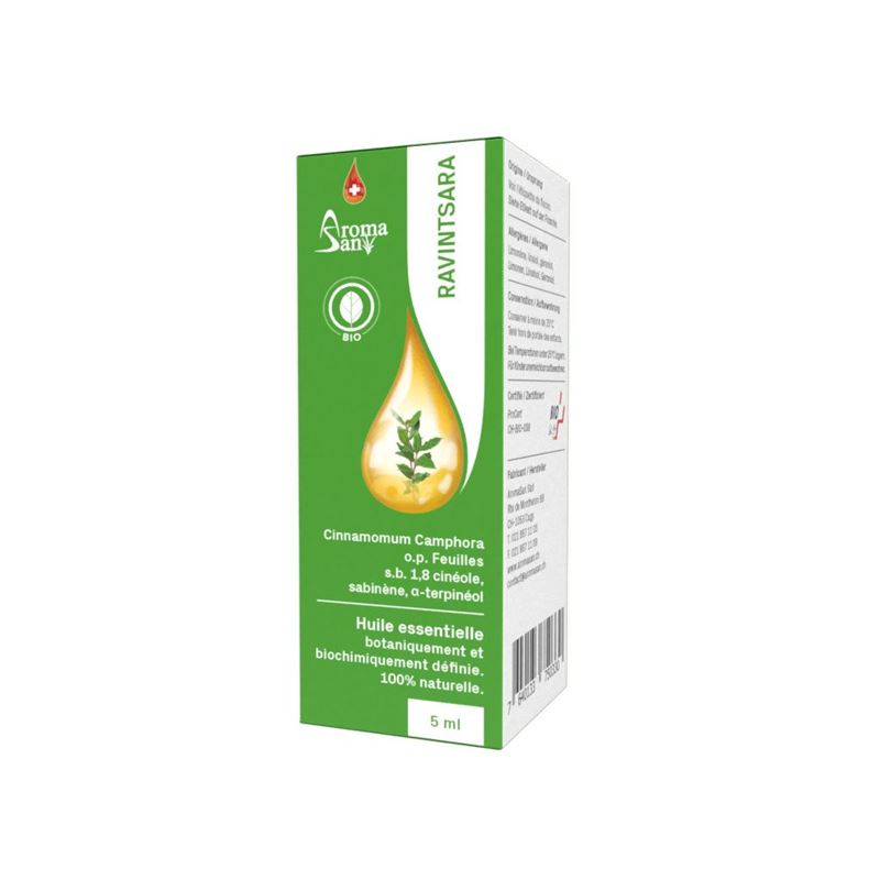 AROMASAN Ravintsara Äth/Öl in Schachtel Bio 5 ml