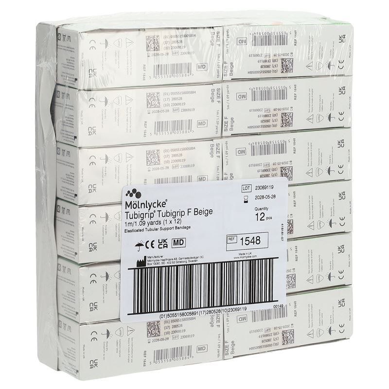 TUBIGRIP Schlauchbandage F 1mx10cm beige