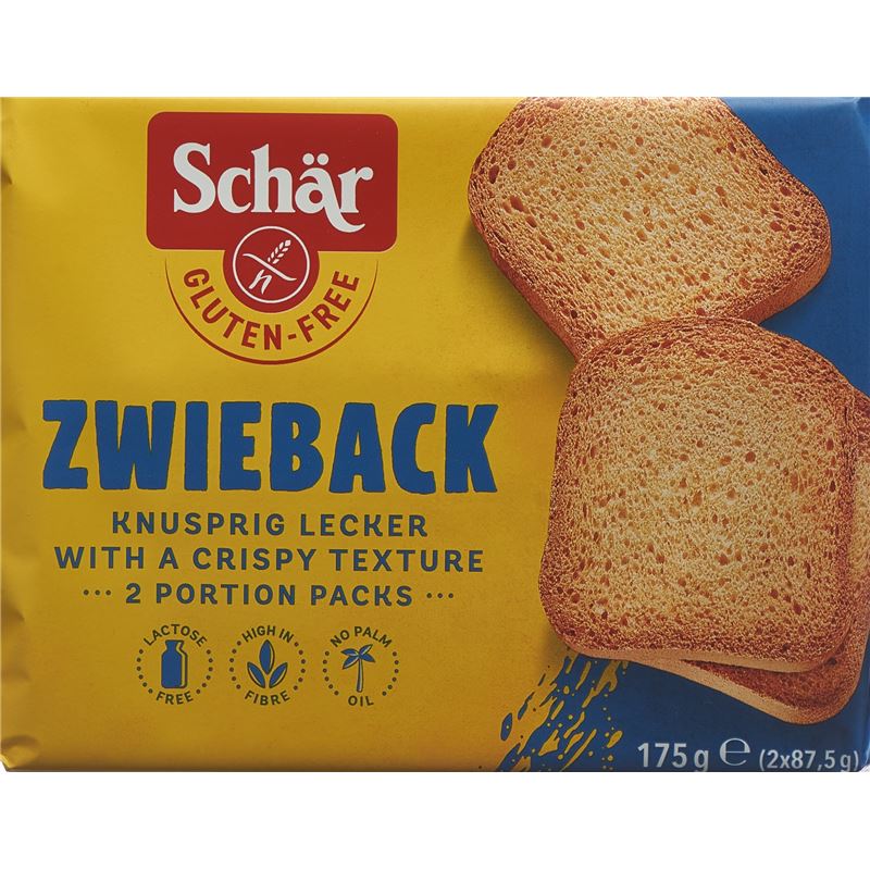 SCHÄR Zwieback glutenfrei 175 g