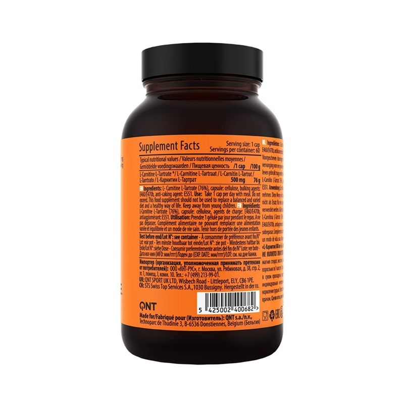 QNT L-Carnitine Kaps 500 mg 60 Stk