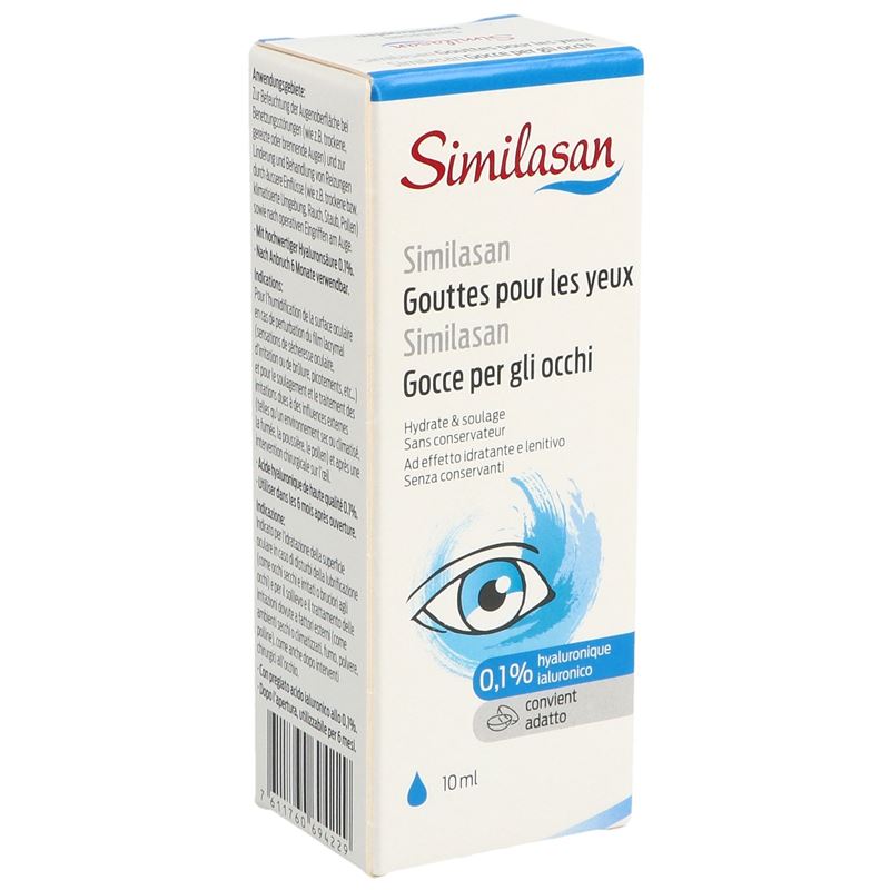 SIMILASAN Augentropfen 0.1 % Hyaluron 10 ml