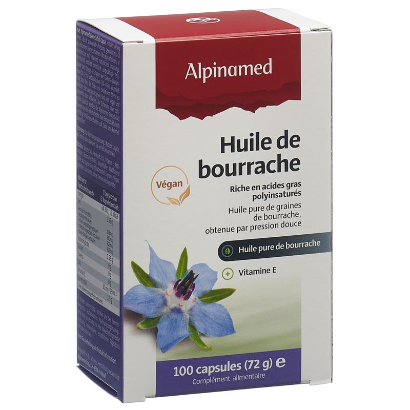 ALPINAMED Borretschöl Kaps 100 Stk