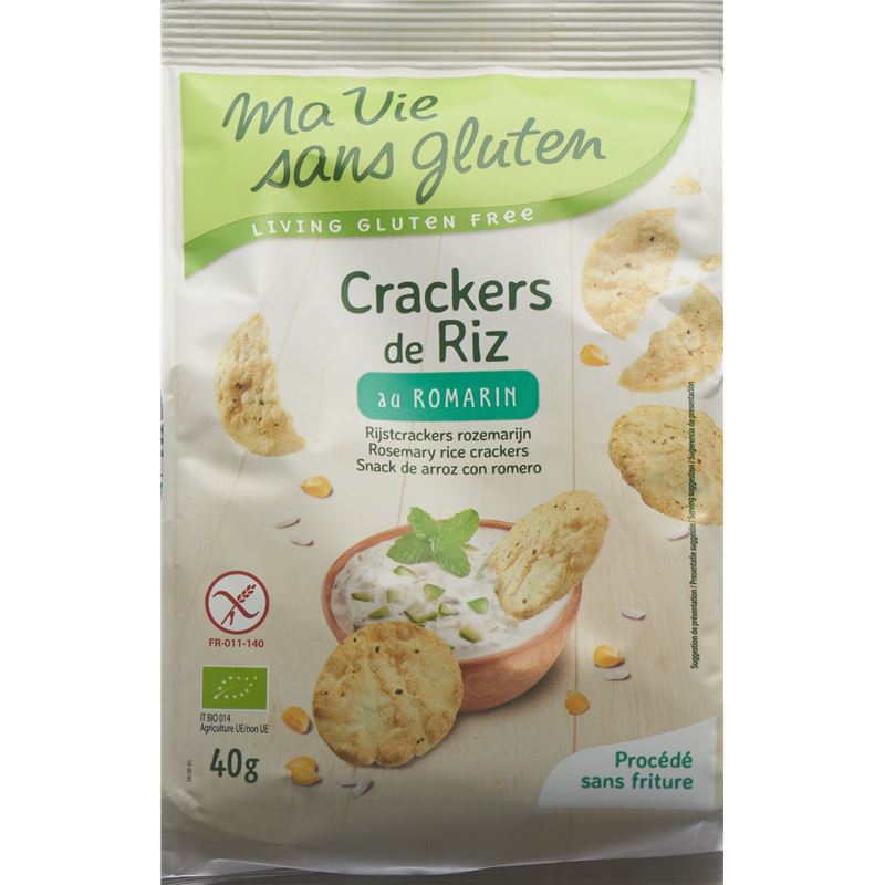 MA VIE S GLUT Reis Cräcker mit Rosmarin 40 g