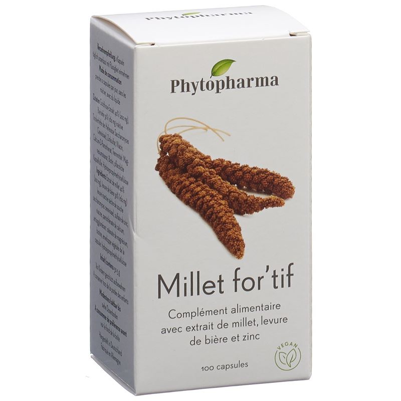 PHYTOPHARMA Hirse for'tif Kaps 100 Stk