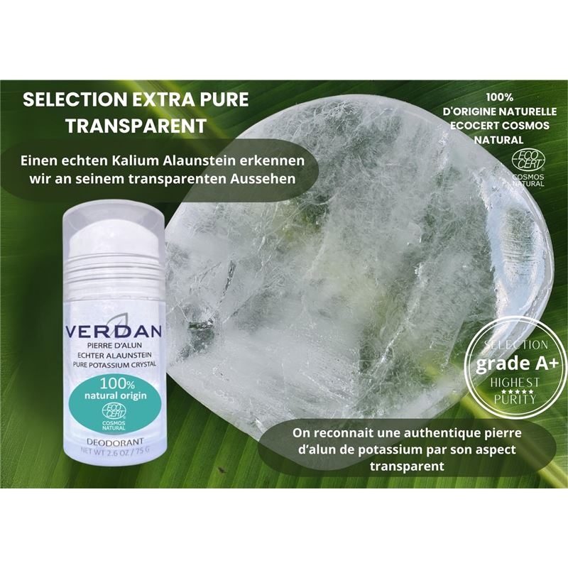 VERDAN Alaunstein Marbor Deo natural Ecocert 75 g