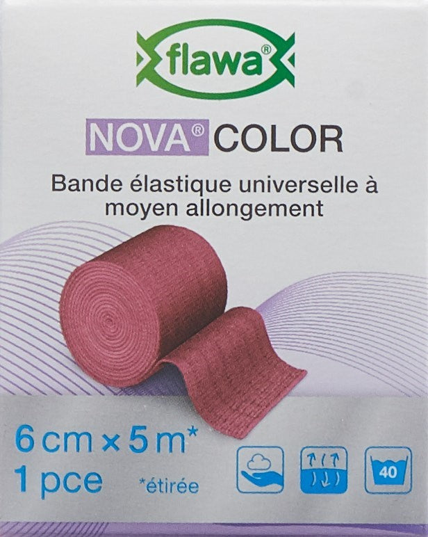 FLAWA NOVA COLOR Idealbinde 6cmx5m rot