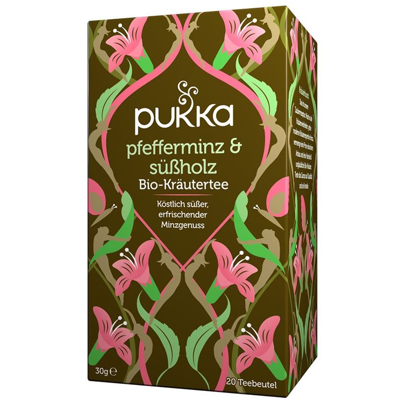 PUKKA Pfefferminz&Süssholz Tee Bio Btl 20 Stk