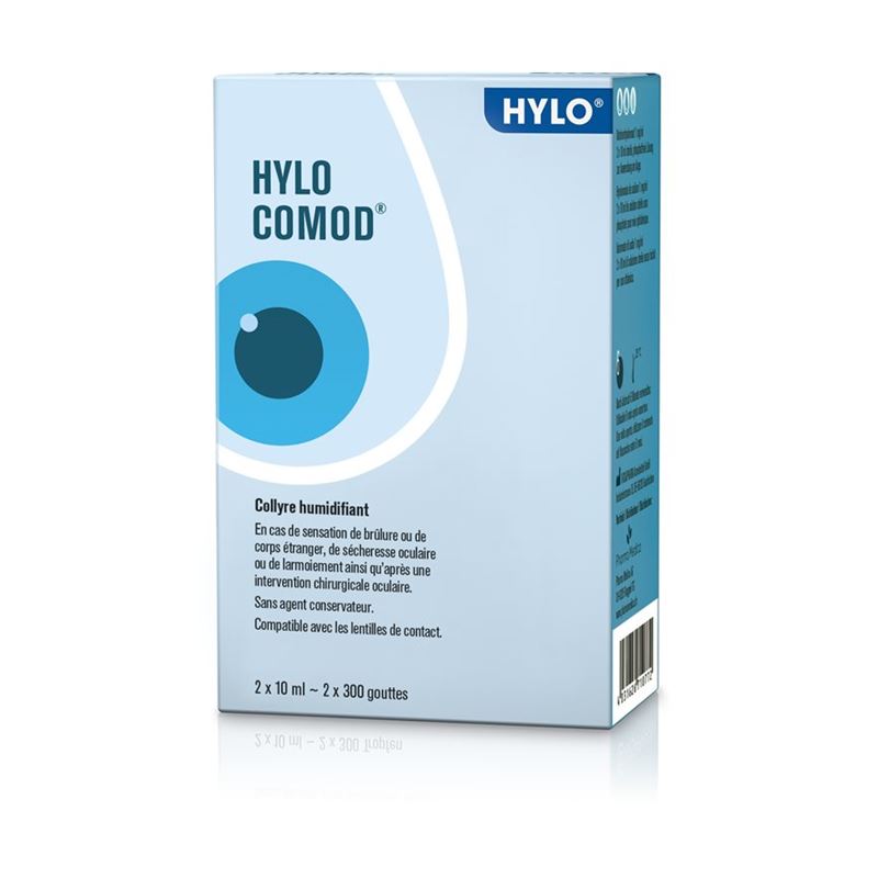HYLO COMOD Gtt Opht 2 Fl 10 ml