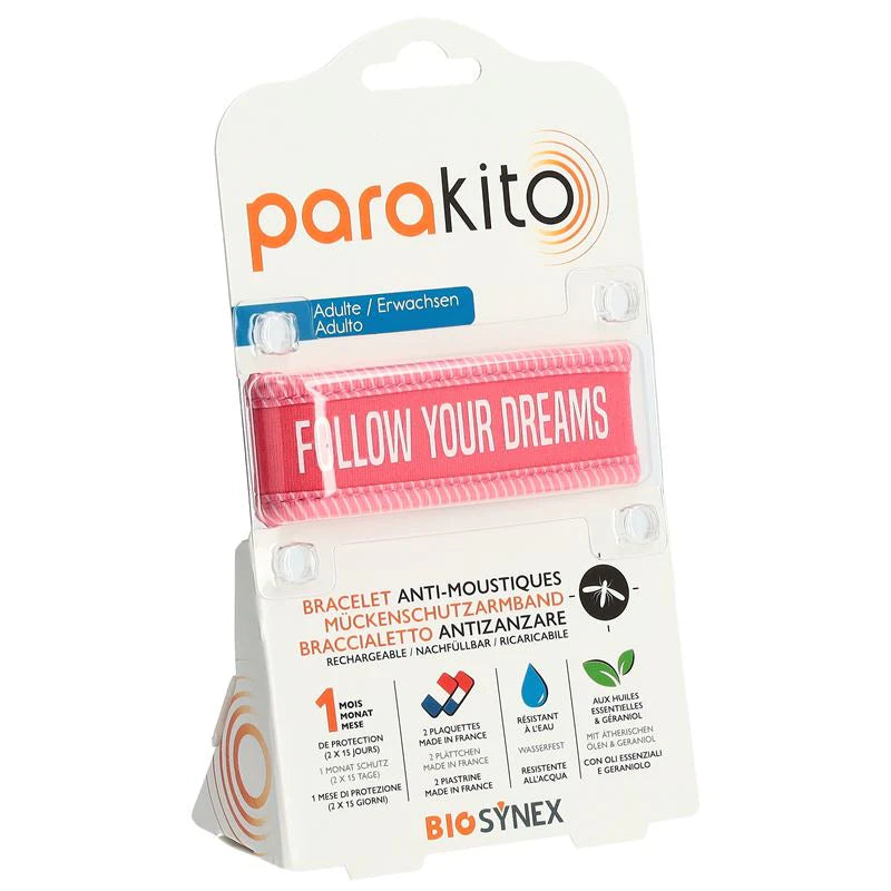 PARAKITO Armband Erwachsene Follow Dreams fuchsia