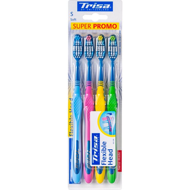 TRISA Flexible Head Zahnbürste Quattro soft