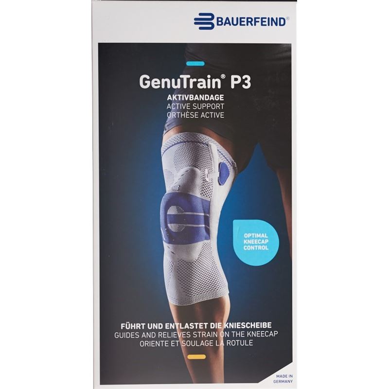 GENUTRAIN P3 Aktivbandage Gr3 links titan