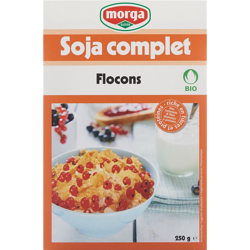 MORGA BIO Vollsoja Flocken Sünneli Knospe 250 g