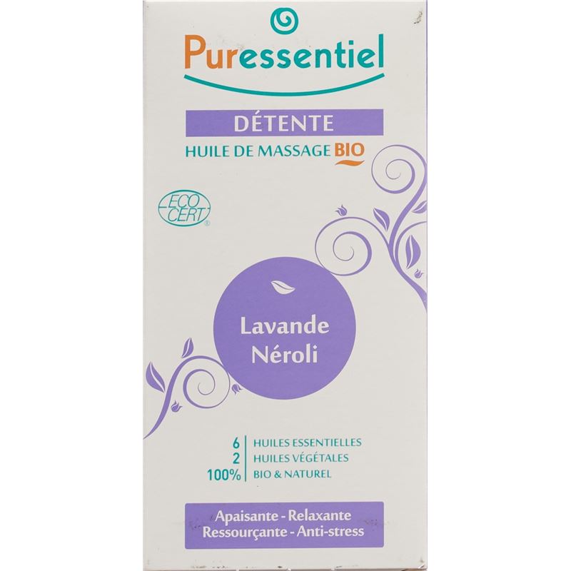 PURESSENTIEL Massageöl entspan Lavend Nero 100 ml