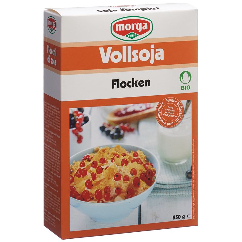 MORGA BIO Vollsoja Flocken Sünneli Knospe 250 g