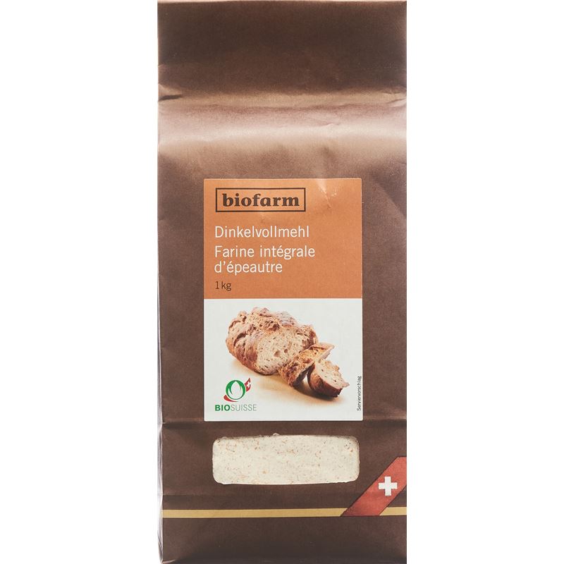 BIOFARM Dinkel Vollmehl Knospe 1 kg