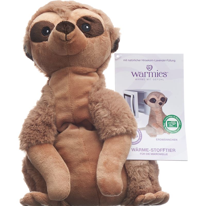 WARMIES Wärme-Stofftier Erdmännchen