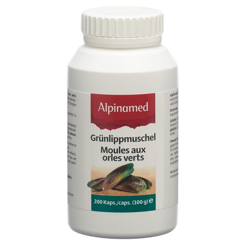 ALPINAMED Grünlippmuschel Kaps 400 mg 200 Stk