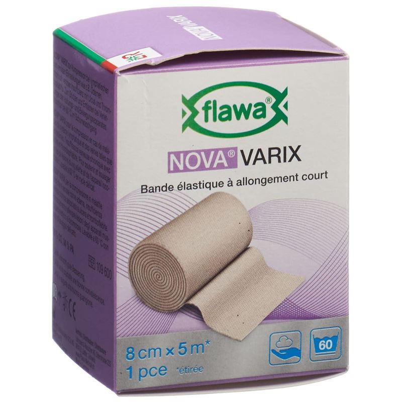 FLAWA NOVA Varix Kurzzugbinde 8cmx5m