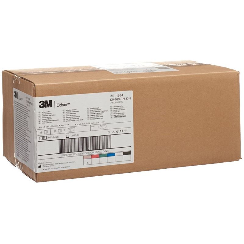 3M COBAN Elast Binde 10.1cmx4.57m hf 18 Stk