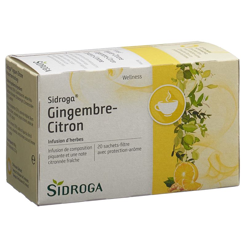 SIDROGA Ingwer-Zitrone Btl 20 Stk