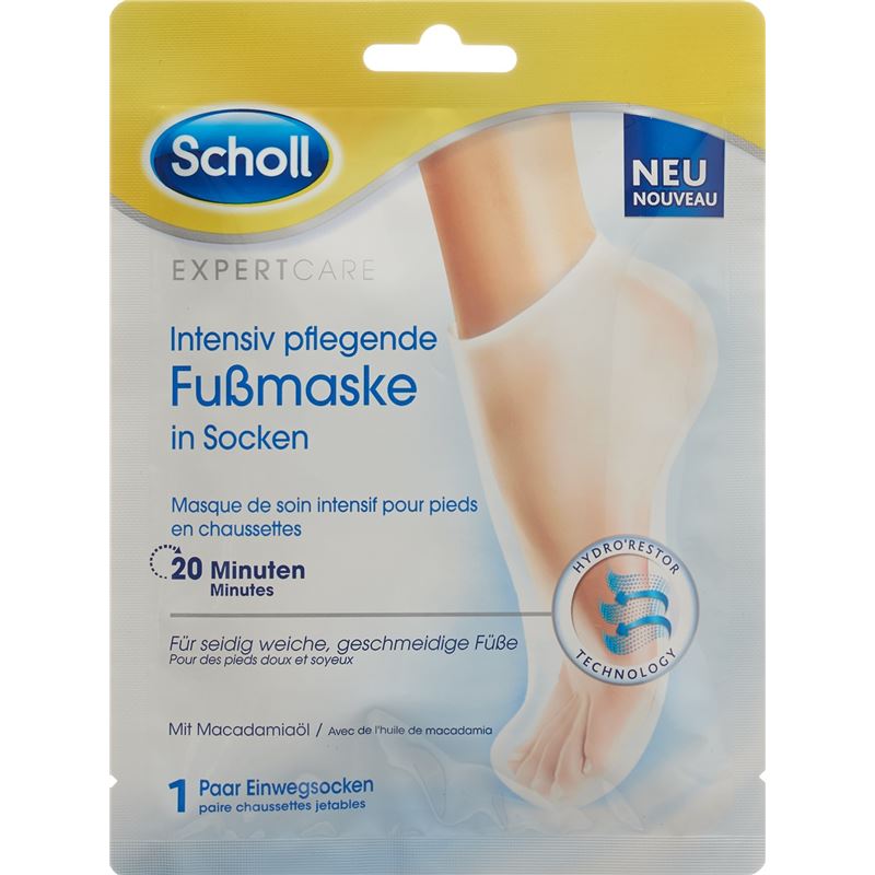 SCHOLL Intensiv pflegende Fussmaske 2 Stk