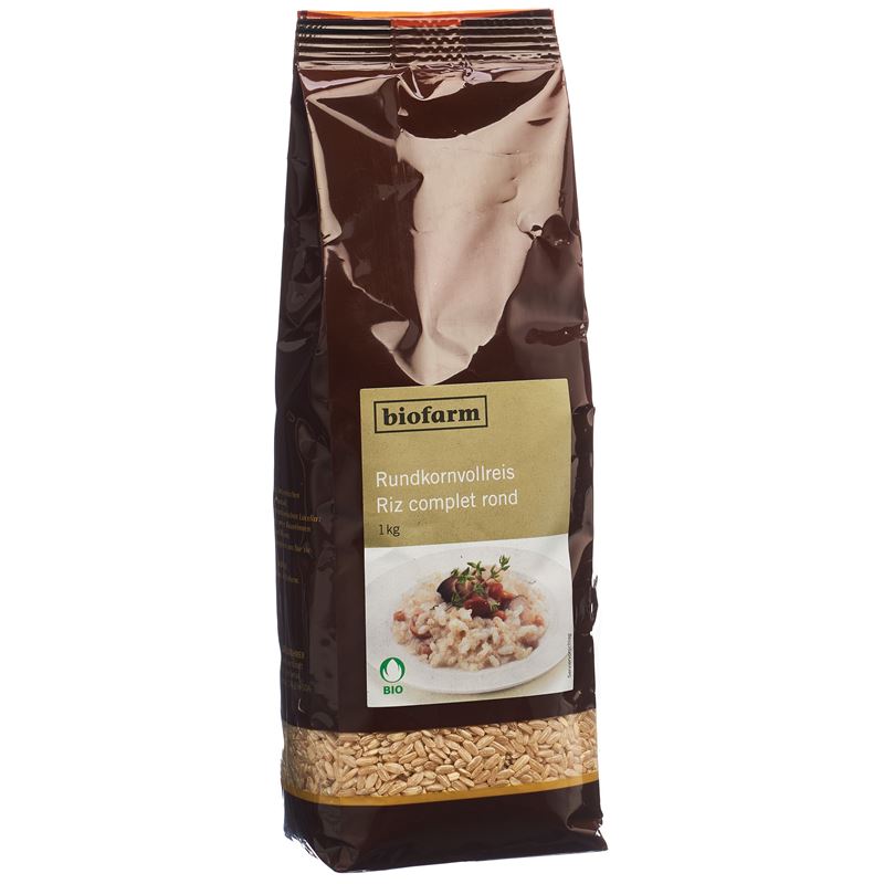 BIOFARM Reis Rundkorn Knospe Btl 1 kg