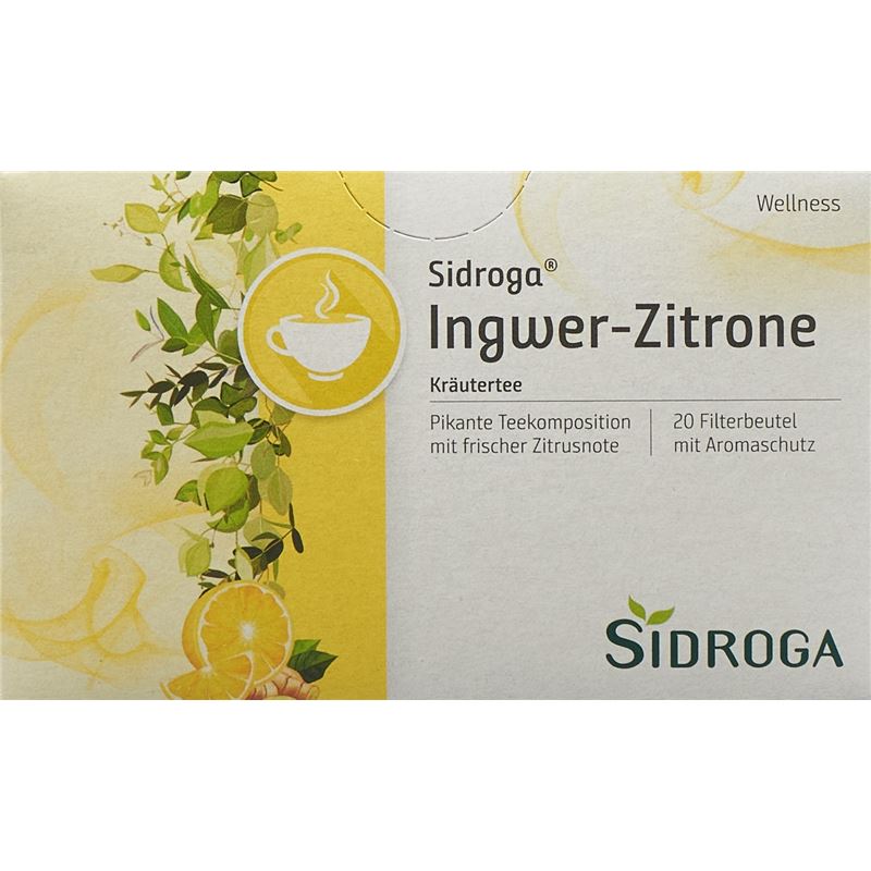 SIDROGA Ingwer-Zitrone Btl 20 Stk