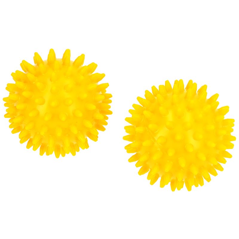 SISSEL Spiky-Ball 8cm gelb 2 Stk