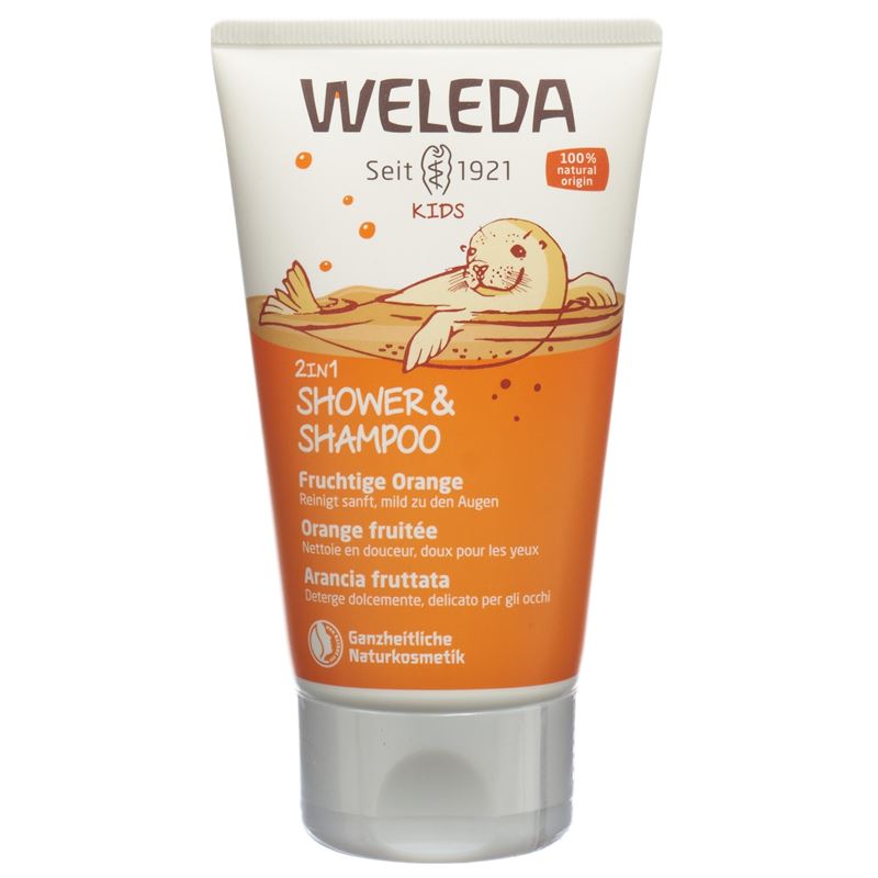 WELEDA KIDS 2in1 Shower&Shampoo Frucht Oran 150 ml