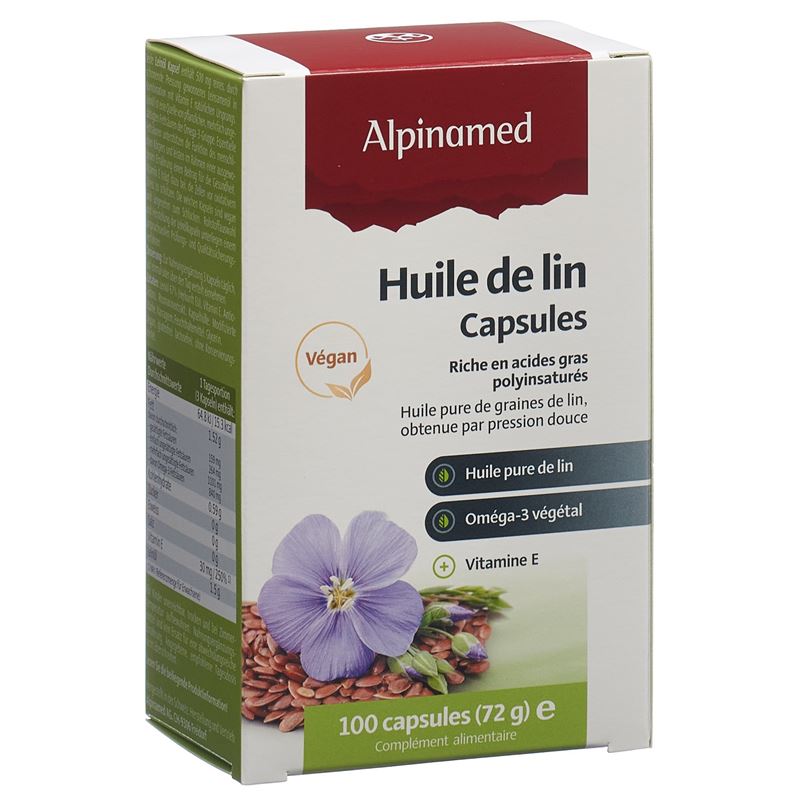 ALPINAMED Leinöl Kaps 100 Stk
