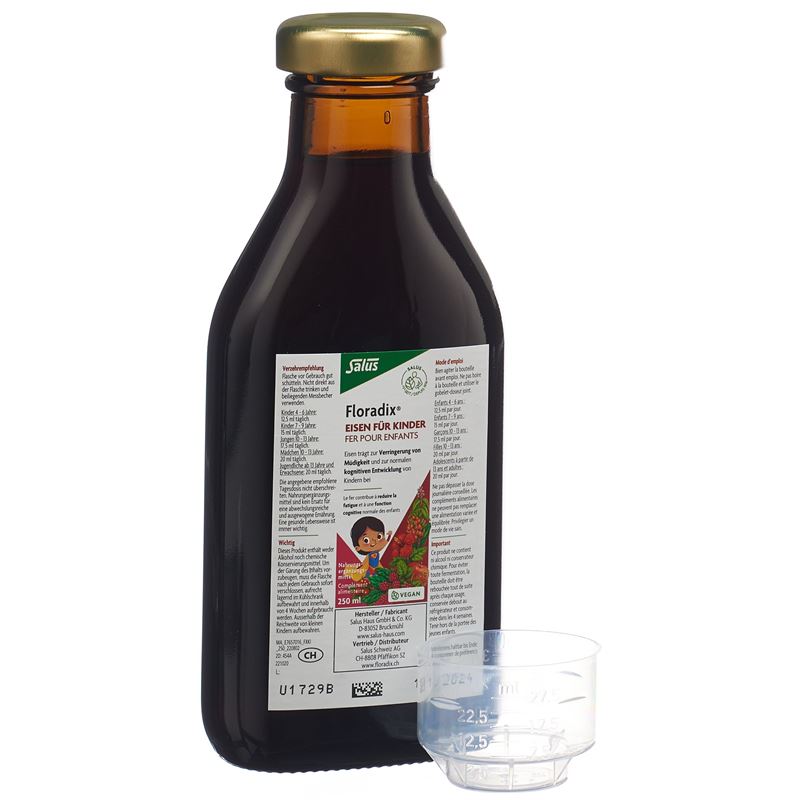 FLORADIX Eisen + Vitamine für Kinder Fl 250 ml