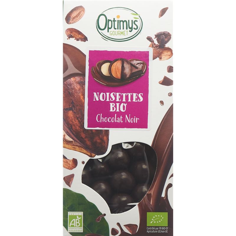 OPTIMYS Genuss Haselnusskerne dunk Schok Bio 150 g