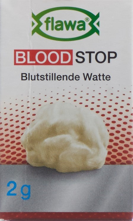 FLAWA Blutstillende Watte sterilisiert Glas 2 g