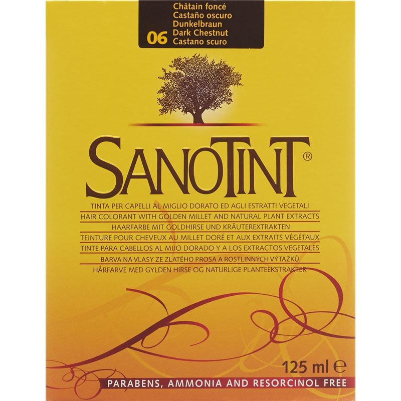 SANOTINT Haarfarbe 06 dunkelbraun