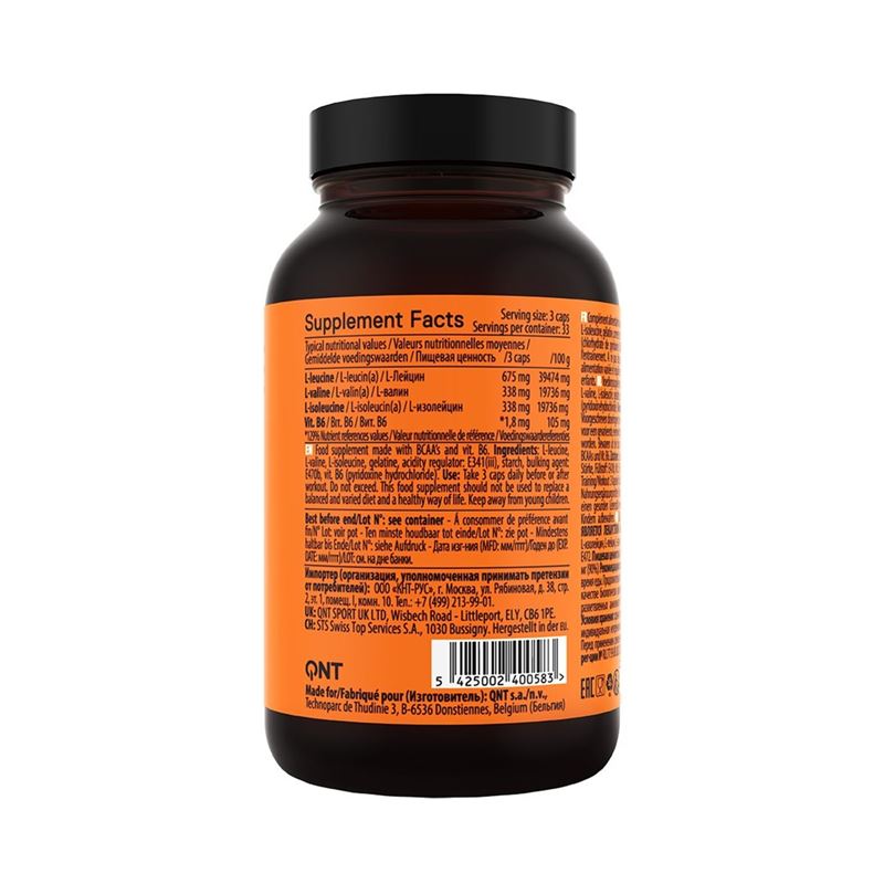 QNT BCAA + vitamin B6 Kaps 100 Stk