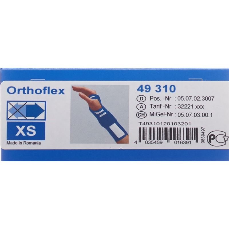 THUASNE Orthoflex Handgelenkband M 21cm recht weis
