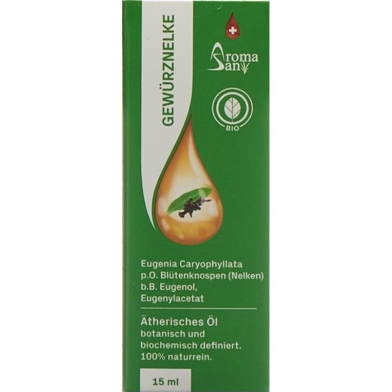 AROMASAN Gewürznelke Äth/Öl in Schachtel Bio 15 ml